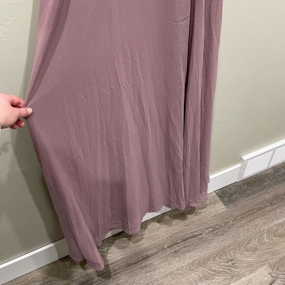 NWT Birdy Grey Kaia Chiffon Dark Mauve Dress - Size: Medium - Picture 16 of 16